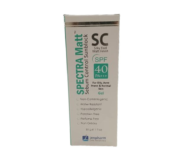 Spectra Matt sunblock spf 40 - The Skin Lab