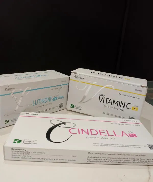 Cindella Korea Whitening Injection - Ascorbic Acid Vitamin C | 10 Session - The Skin Lab