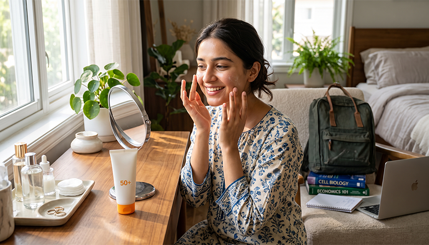 A Quick 5-Minute Skincare Routine for Busy Students