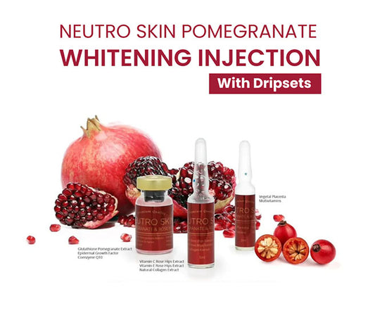 Neutro Skin Rose Hips Whitening Injection + Dripsets - Complete Package