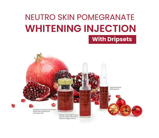 Neutro Skin Rose Hips Whitening Injection + Dripsets - Complete Package